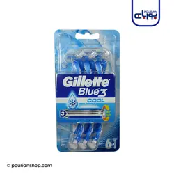 خودتراش ژیلت مدل Blue 3 cool بسته ۶ عددی