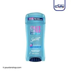 ژل شفاف ضد تعریق زنانه سکرت مدل Completely Clean وزن 73 گرم
