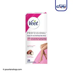 نوار موبر بدن ویت مخصوص پوست نرمال بسته 20 عددی – Veet Full Body Waxing Kit For Normal Skin - لوازم آرایشی و بهداشتی