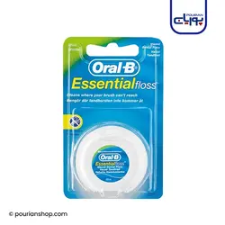 نخ دندان با روکش نعنایی مدل Essential floss اورالبی 50 متری