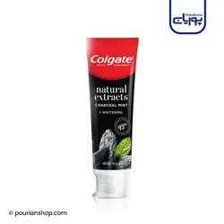 خمیر دندان کلگیت زغال و نعنا ۷۵ میل _ Colgate Natural Extracts With Charcoal