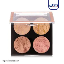 پالت هایلایتر و برنزر Cheek Kit رولوشن