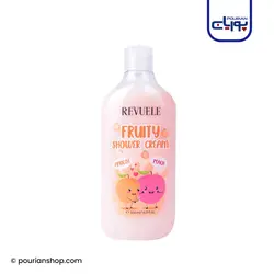 کرم دوش میوه ای زردآلو و هلو رووله 500میل _ Revuele Shower Cream