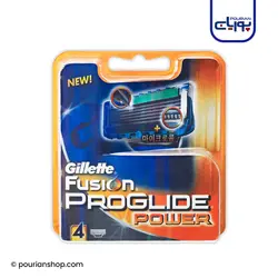 تیغ اصلاح یدک ژیلت فیوژن پروگلید پاور ۴عددی_Gillette Fusion Proglide Power