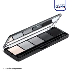 پالت سایه چشم ۵ رنگ تاپ فیس ۹ طیف رنگی - TOPFACE PRO PALETTE EYESHADOW PT501