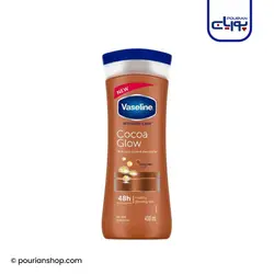 کرم مرطوب کننده و درخشان کننده بدن Cocoa Glow وازلین Vaseline