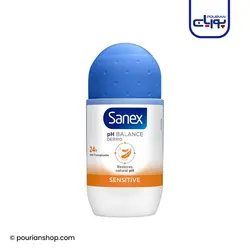 رول ضدتعریق سانکس سنسیتیو ۵۰میل _  Sanex Dermo Sensitive Bio Response Déodorant Roll