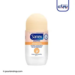 رول ضدتعریق سانکس سنسیتیو ۵۰میل _  Sanex Dermo Sensitive Bio Response Déodorant Roll