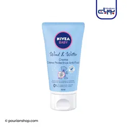 کرم کودک محافظ در برابر سرما و کرم مرطوب‌کننده نیوا ۵۰میل_NIVEA BABY Wind &amp; Weather Cream