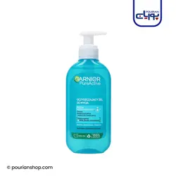 ژل شستشوی صورت پیوراکتیو ضد جوش گارنیر حجم ۲۰۰ میل _ Garnier skin naturals Face Wash