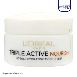 کرم آبرسان سه کاره اورال برای پوست خشک و خیلی خشک ۵۰ میل_ Triple Active NOURISH