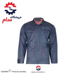 کاپشن شلوار( لباس کار ) بوفالو طوسی قرمز