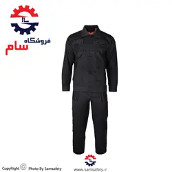 کاپشن شلوار بوفالو طوسی نارنجی