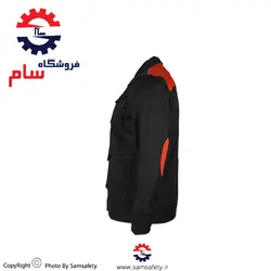 کاپشن شلوار بوفالو طوسی نارنجی