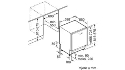 ظرفشویی 13 نفره توکار بوش SMV46MX01E