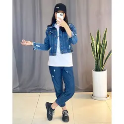 کت جین نیم تنه کد 1016