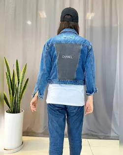 کت جین نیم تنه کد 1016