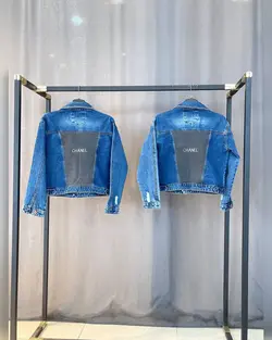 کت جین نیم تنه کد 1016