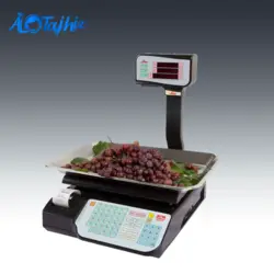 ترازو فرشگاهی محک 35 کیلویی بارکد زن مدل BR15000AP - فروشگاه اینترنتی الو تجهیز