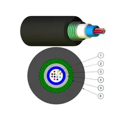 کابل فیبر نوری 12 کور سینگل مود خاکی نگزنس NEXANS