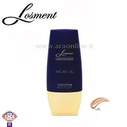 کرم پودر تیوپی  لوسمنت حاوی روغن آرگان و آلوئه ورا شماره L233 حجم 30 میلی لیتر