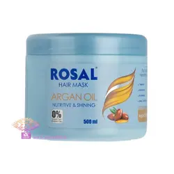 ماسک مو بدون سولفات حاوی روغن آرگان رزال 500 میل ROSAL