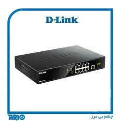 سوییچ شبکه 10 پورت POE گیگابیت دی-لینک DGS-1010MP