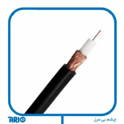 کابل RG59 تکی 64 رشته قطر مغزی 0.6 مدل 5741 - آریو