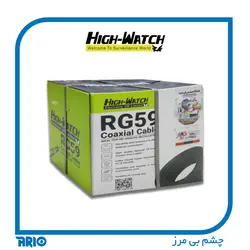 کابل RG59 تکی 500 متری هایواچ HW-RG1287F2 - آریو