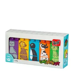 آجره جورواجورچین حیوانات – 15 قطعه‌ای