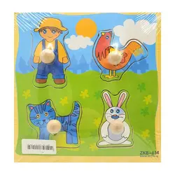 پازل چوبی یک تکه مزرعه