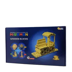 بلوک‌های چوبی 100 قطعه‌ای