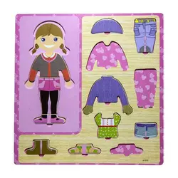 جورچین چوبی لباس دخترانه