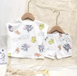 تیشرت و شورتک تام و جری(C618)