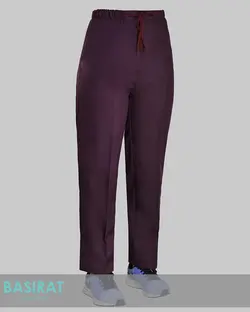 روپوش و شلوار پزشکی یقه دار طرح زیبایی صورتی زنانه (اسکراب)