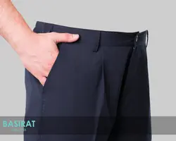 اسکراب (بلوز و شلوار) اتاق عمل - يقه دار نيم زيپ