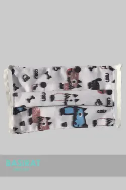 ماسک دو لایه پارچه ای طرح سگ (کشی)