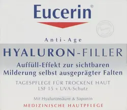 کرم ترمیم کننده و فیلر اوسرین Eucerin Hyaluron-Filler Day Care For Dry Skin Renewal Cream