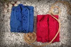 حوله پالتویی ماندگار سبز مدل سمن