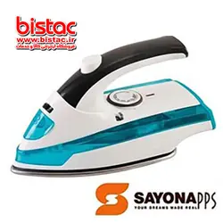 اتو بخار مسافرتی سایونا کفه تفلون کابل بلند  800 وات - FOLDABLE TRAVEL IRON SAYONA