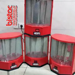بخاری برقی ایستاده سه شعله افراسوز 1200 وات