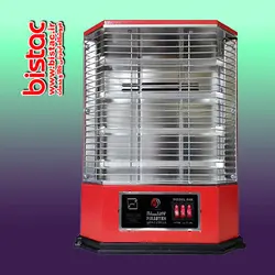 بخاری برقی ۴ شعله ایستاده فن دار پیراسته مدل AVA :
