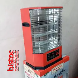 بخاری برقی ۴ شعله ایستاده فن دار پیراسته مدل AVA :