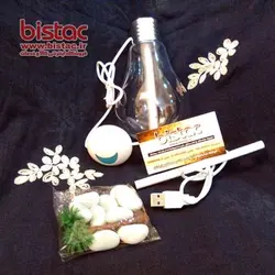 بخور سرد و خوشبو کننده رومیزی - طرح لامپ - یو اس بی Humidifier BULB USB