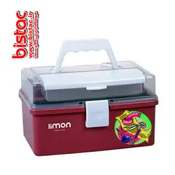 جعبه نخ و سوزن با لوازم خیاطی ( طرح لاکچری - پکیج جهیزیه )