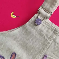 بیلر دامنی جین دخترانه با تاپ