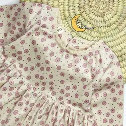 کت و سارافون مخمل گل گلی دخترانه