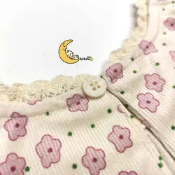 کت و سارافون مخمل گل گلی دخترانه