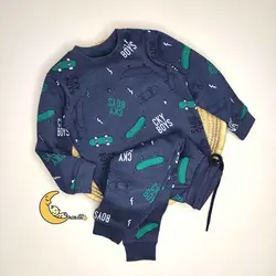 بلوز و شلوار توکرکی راحتی پسرانه طرح اسکیت