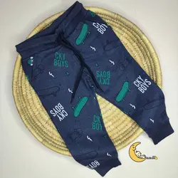 بلوز و شلوار توکرکی راحتی پسرانه طرح اسکیت